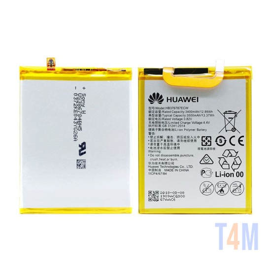 BATTERY HUAWEI HONOR V8 HB376787ECW 3500MAH ORIGINAL